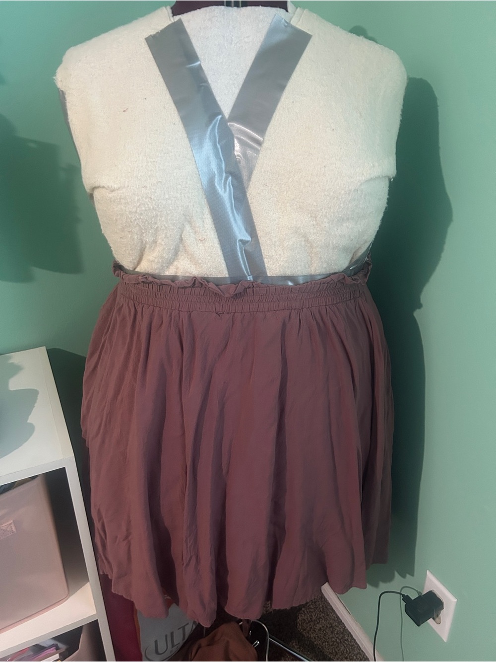 Torrid Mauve Swingy Skirt